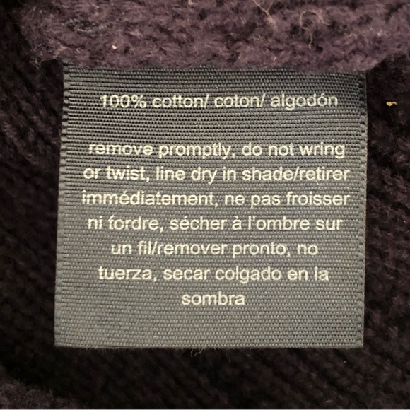 TOMMY HILFIGER Navy Blue and Magenta Pink Crewneck Sweater - Women’s M - Picture 10 of 11